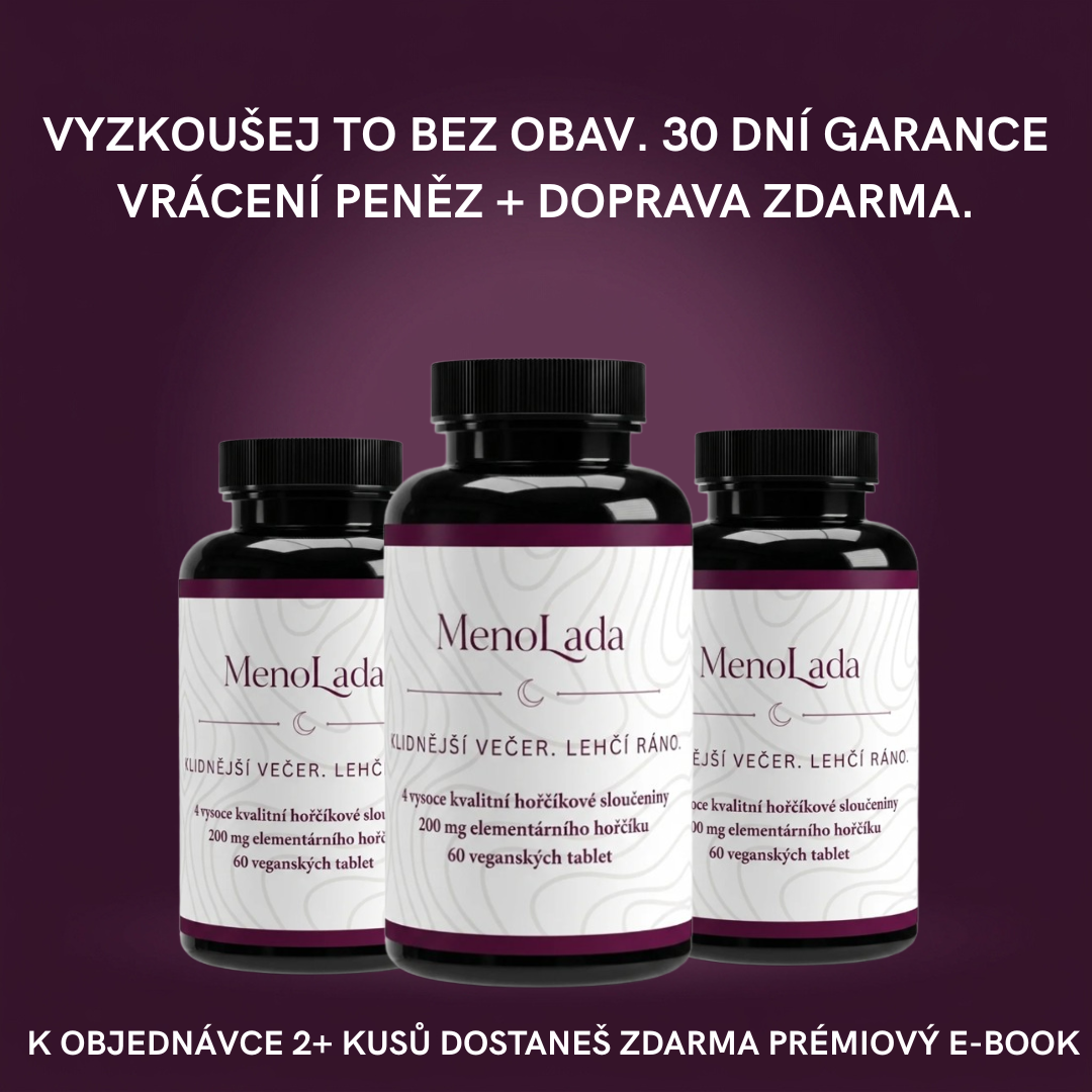 MenoLada – Hořčík 4v1 Komplex – 60 veganských tablet