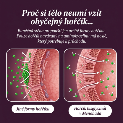 MenoLada – Hořčík 4v1 Komplex – 60 veganských tablet