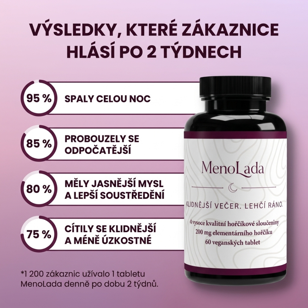 MenoLada – Hořčík 4v1 Komplex – 60 veganských tablet